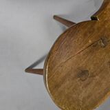 Old farmers tripod chair for decorative use