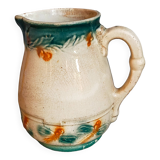 Antique dragonfly slip pitcher