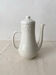 Coffee pot / teapot Sarreguemines France in white earthenware.