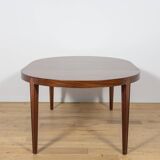 Mid-Century Round Rosewood Dining Table by Severin Hansen for Haslev Furnit
