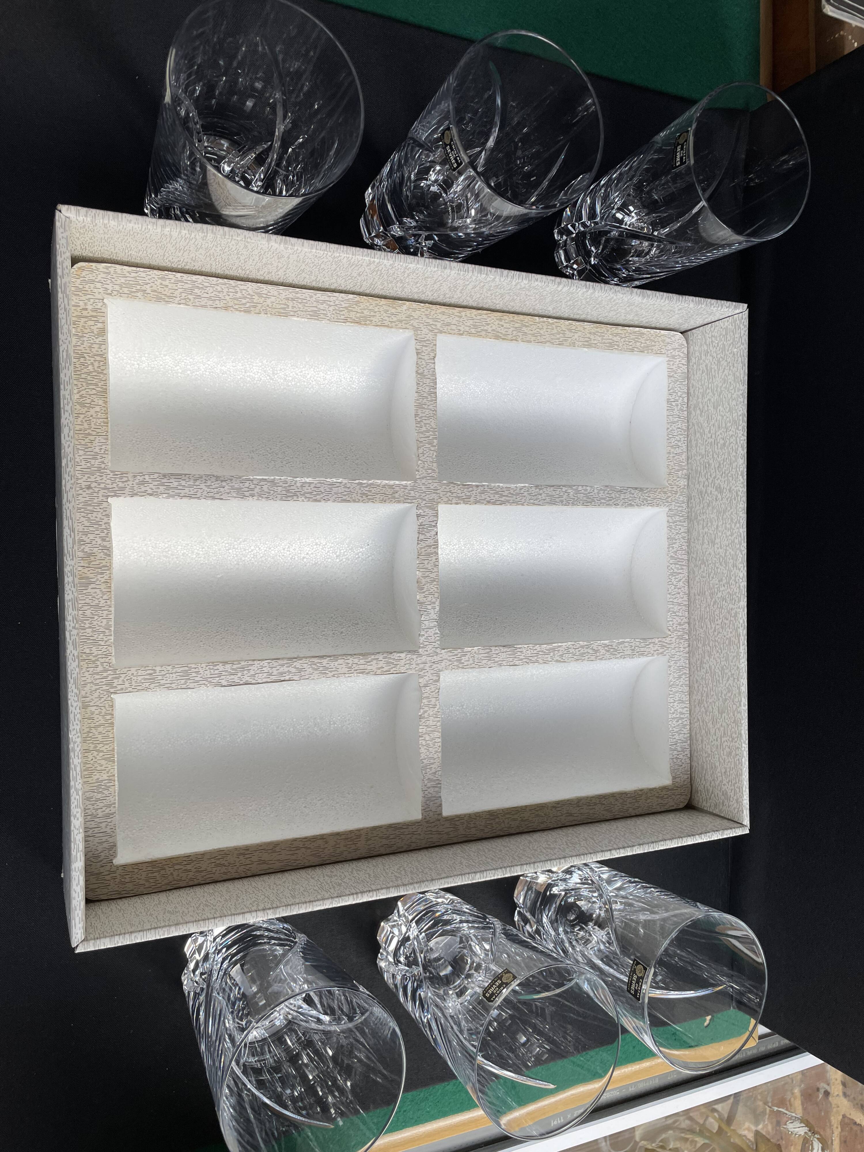 Cristal de Sèvres - Verres à orangeade (6) - Monge