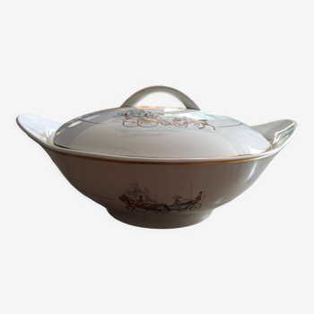 Soup-tureen ceranord porcelaine saint Amand