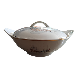 Soup-tureen ceranord porcelaine saint Amand