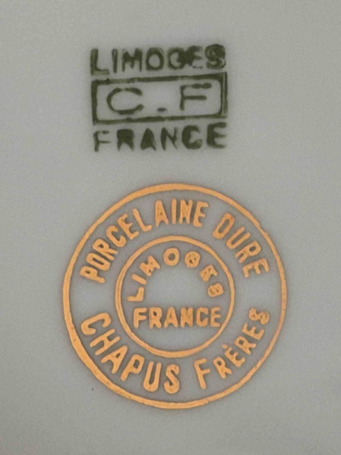 Fine white porcelain soup tureen from Limoges.