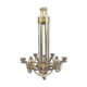 Bronze chandelier and brass art deco period