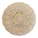 Sarreguemines plates and dishes - vine leaves and grapes decoration