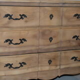 Chest of drawers Louis XV style raw wood