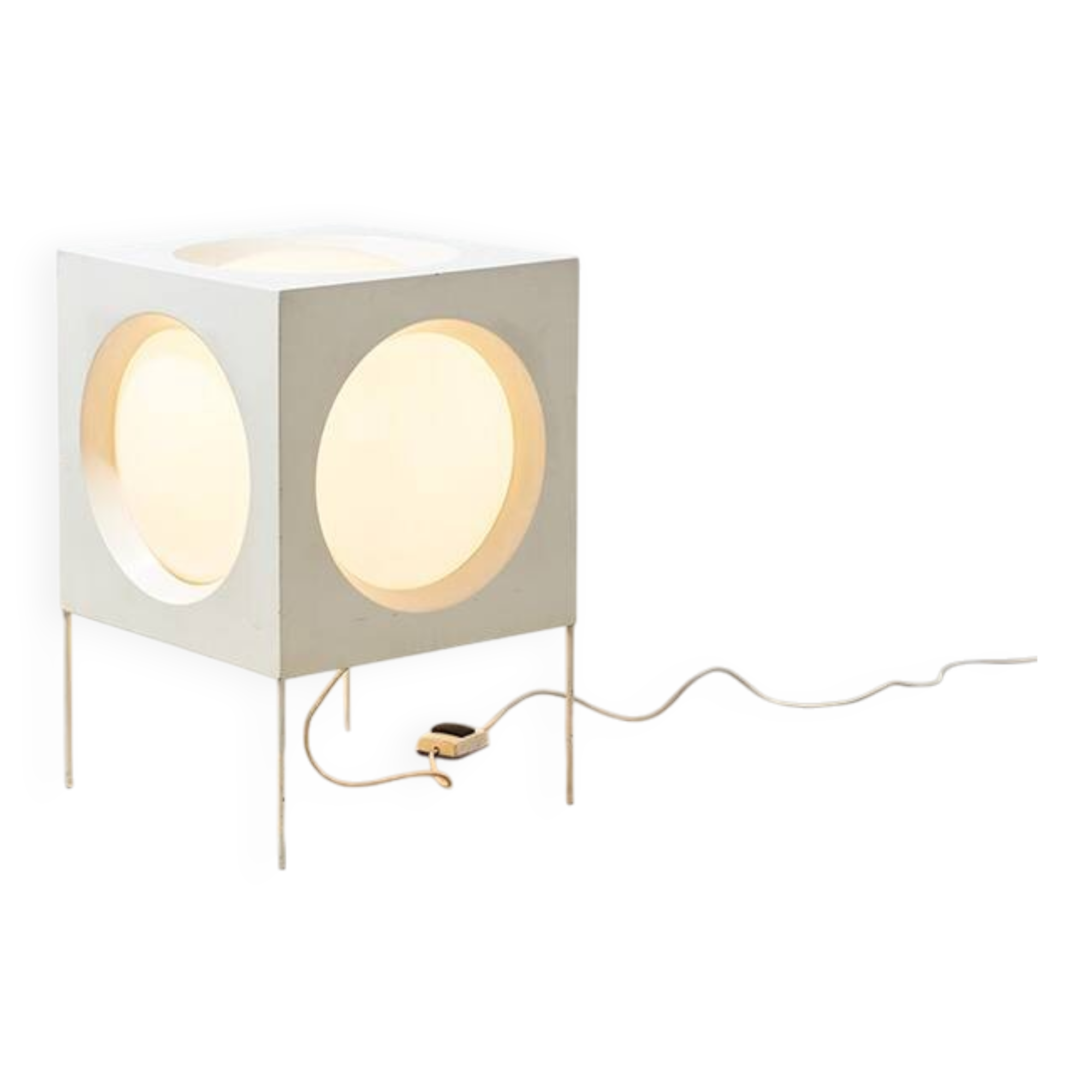 Carl Moor Cube Floor Lamp for BAG Turgi Switzerland 1960s