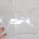 Vintage clear glass lampshade
