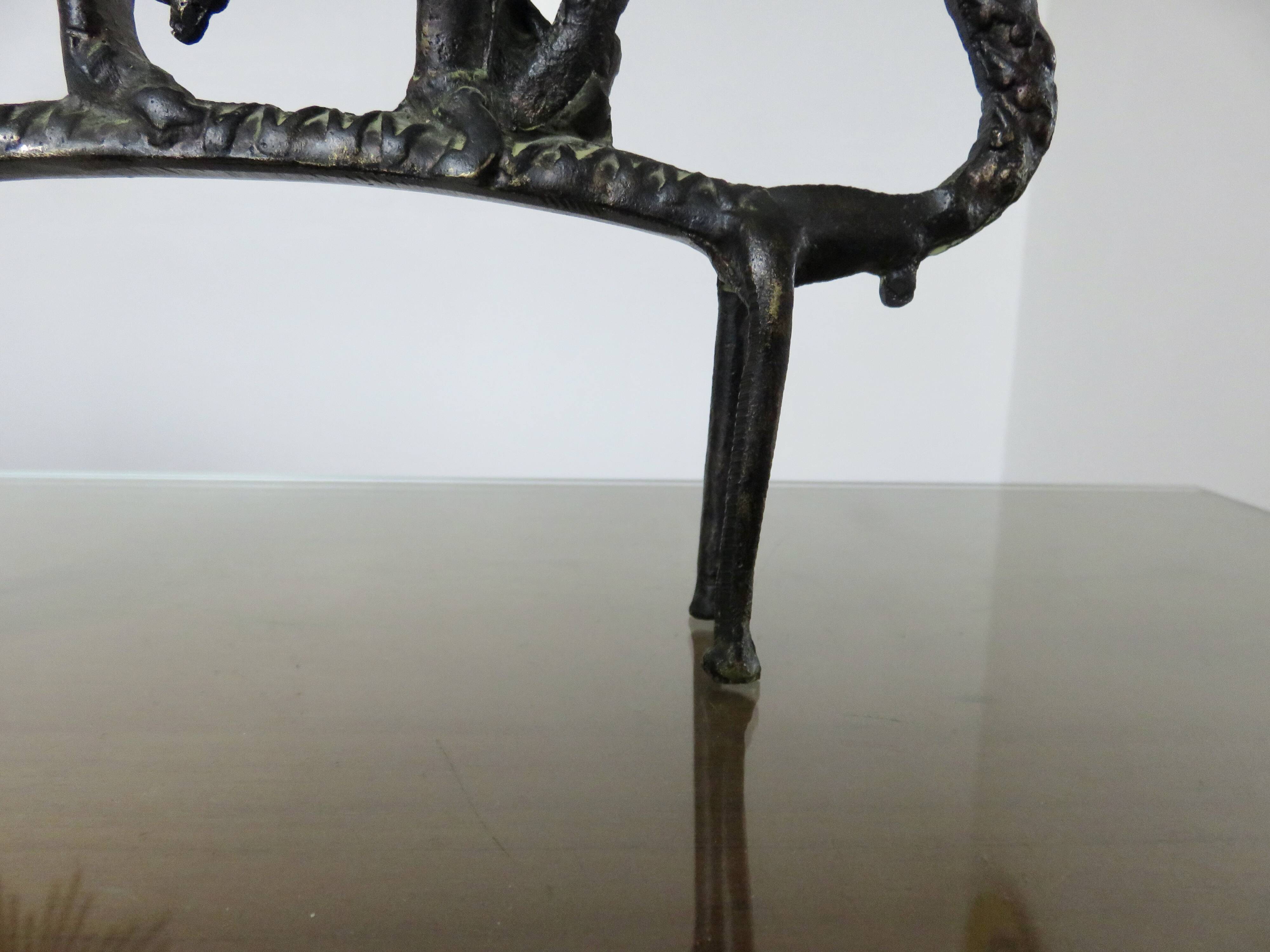 Sculpture, bronze africain, XIXème