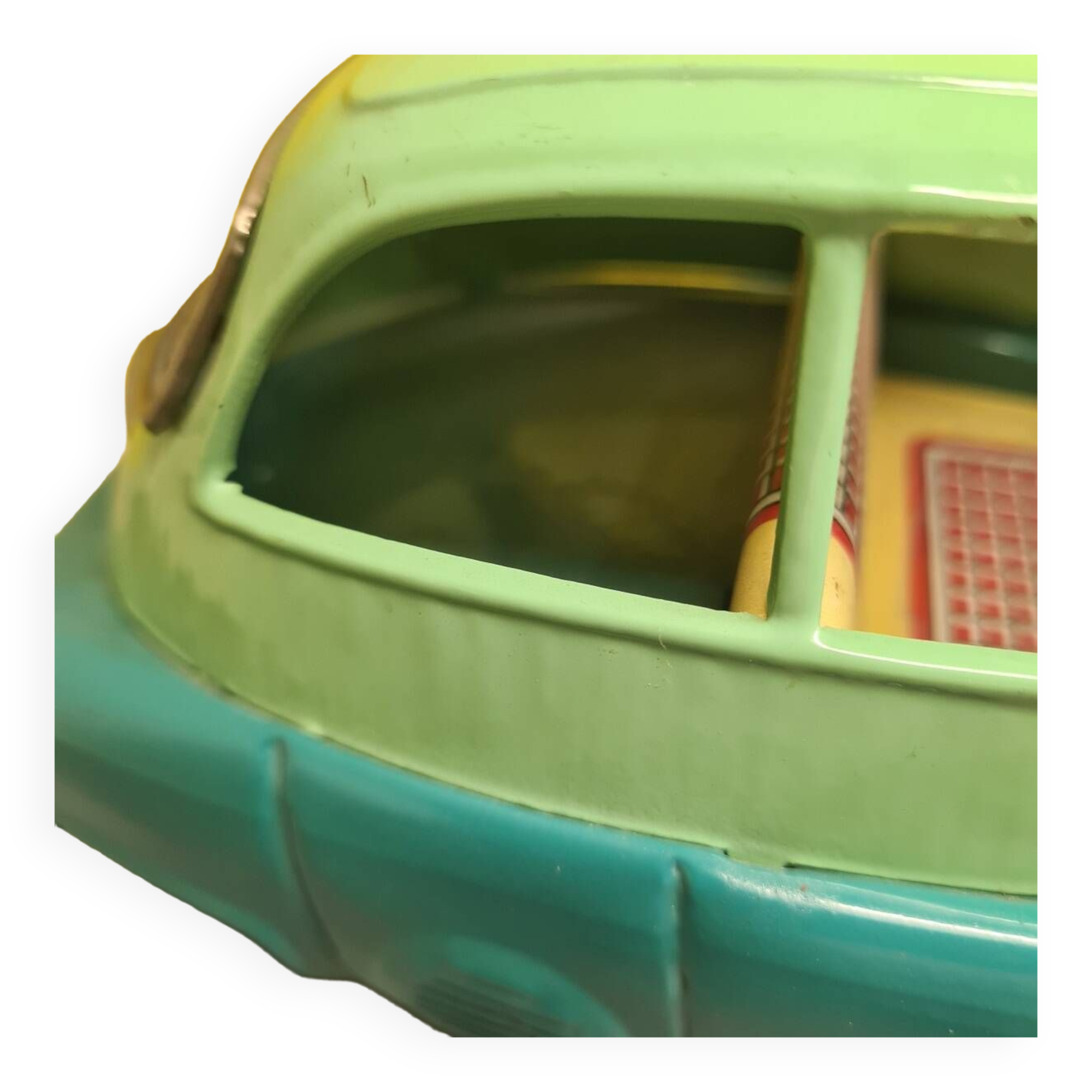 BMW Isetta 300 Model Toy Car made by  Bandai, from the early 1960s.