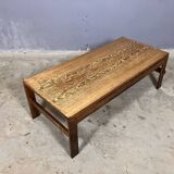 Table basse en wengé Mid Century
