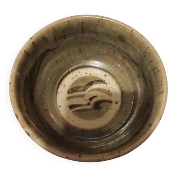 Vintage glazed stoneware bowl – Blanot pottery