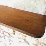 Vintage bent wood wall shelf circa 60