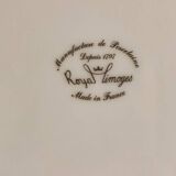 Set of porcelain plates with a frieze from Royal Limoges.