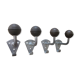 Lot de 4 patères d'école
