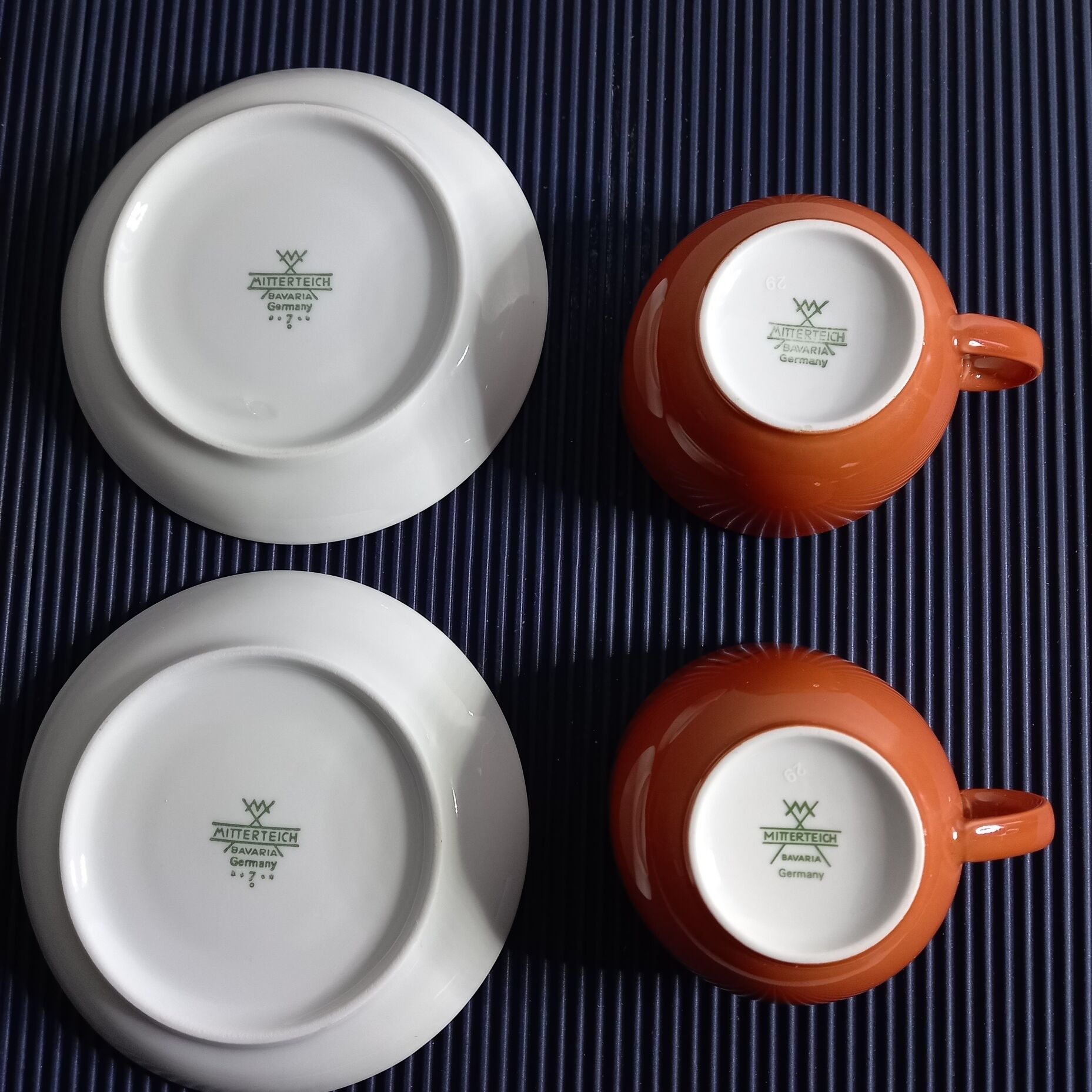 Mitterteich-Serie Galler cup and saucer Duo