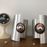Pair of vintage sconces design space age
