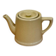 Vintage pastel yellow teapot