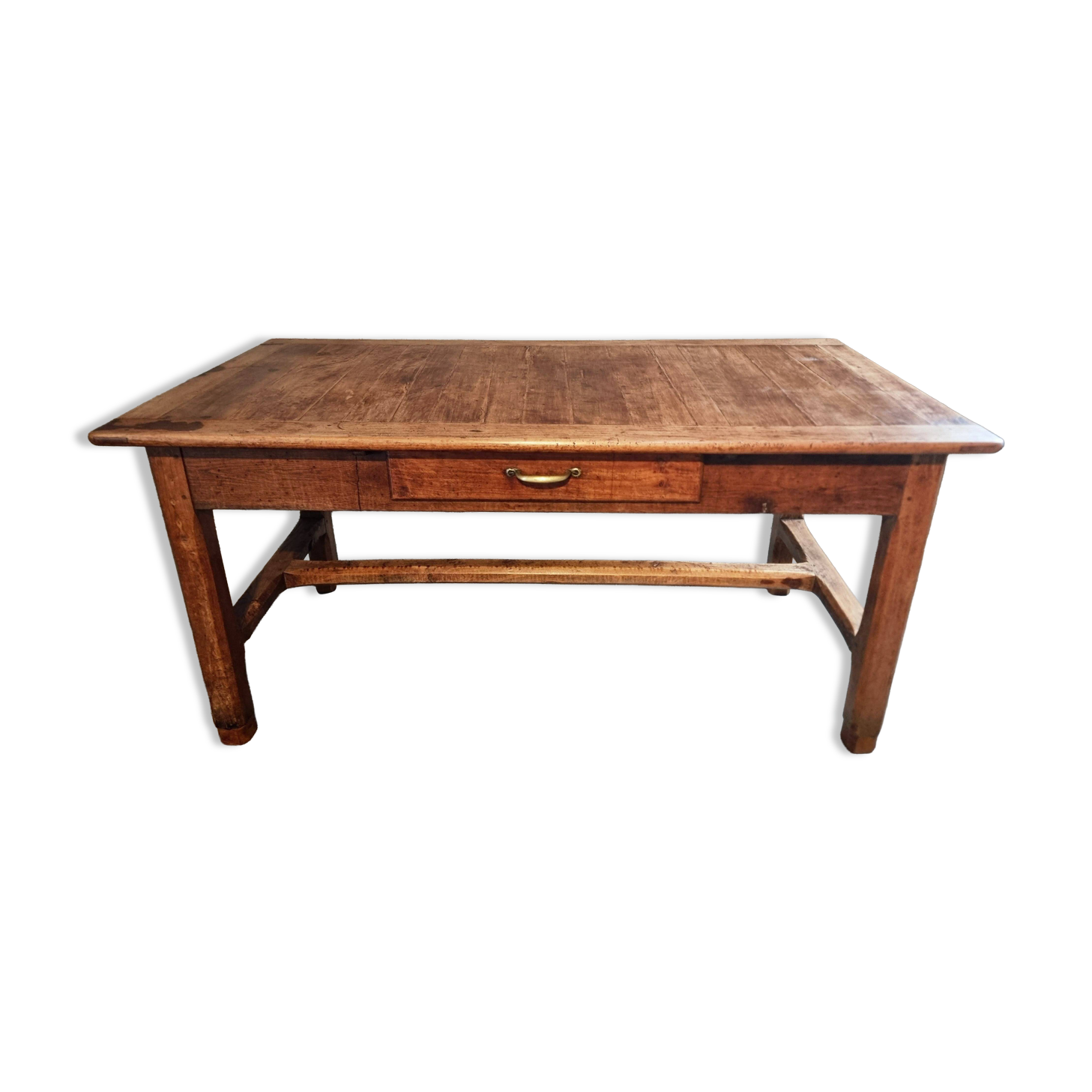 Antique French farmhouse dining table – Walnut work table, late 19th century