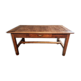 Antique French farmhouse dining table – Walnut work table, late 19th century