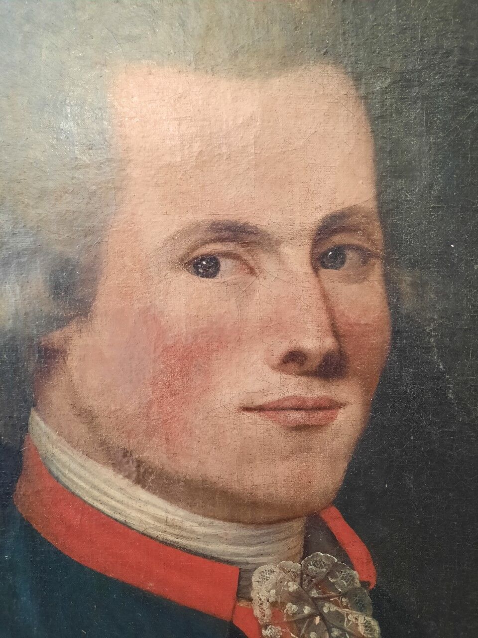 Oil portrait XVIIIth