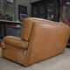 Contemporary brown vintage leather sofa