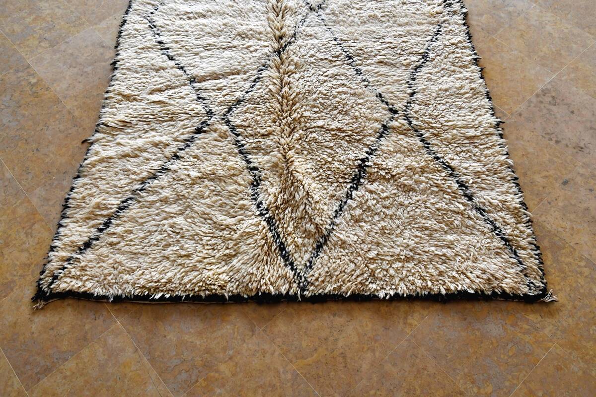 Vintage Beni Ouarain Rug
