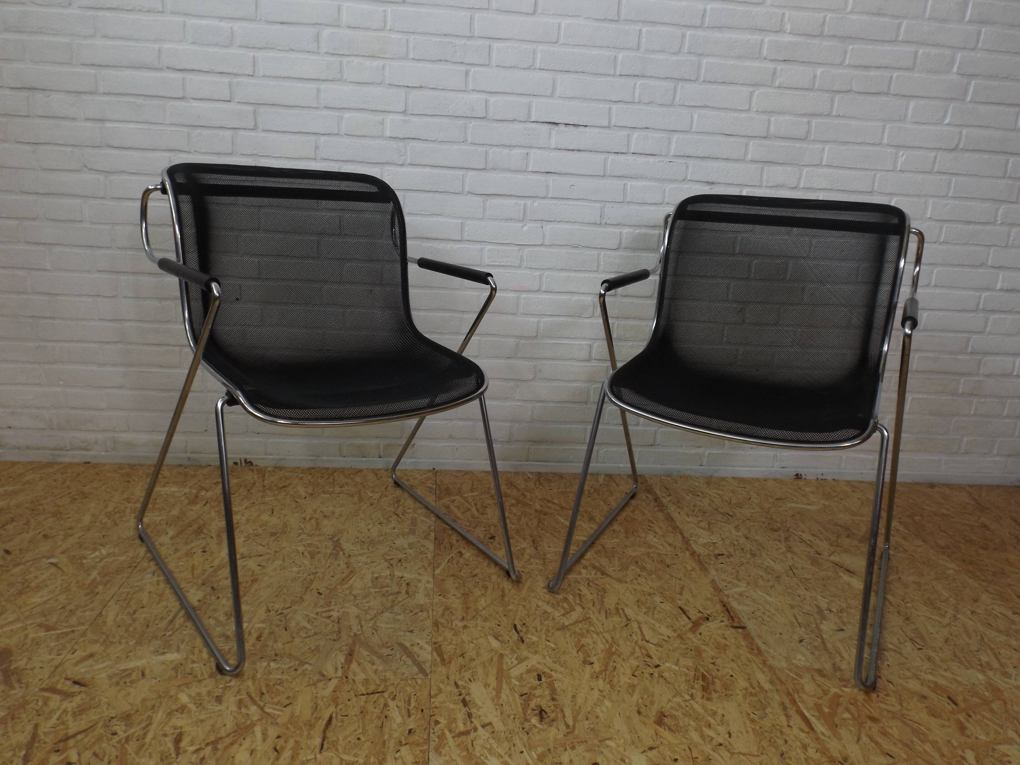 2 Penelope chairs by Charles Pollock