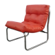 Orange pixi model armchair designed for Ikea by designer Gillis Lundgren 1970