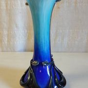 Art Nouveau vase in Biot glass by J.M. OPERTO - mid 20th century