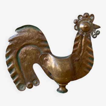 Old copper weathervane