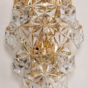 Pairs of Crystal Wall Lights by Kinkeldey, Germany, 1970s