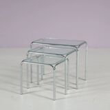 1970s set of nesting tables from the Netherlands