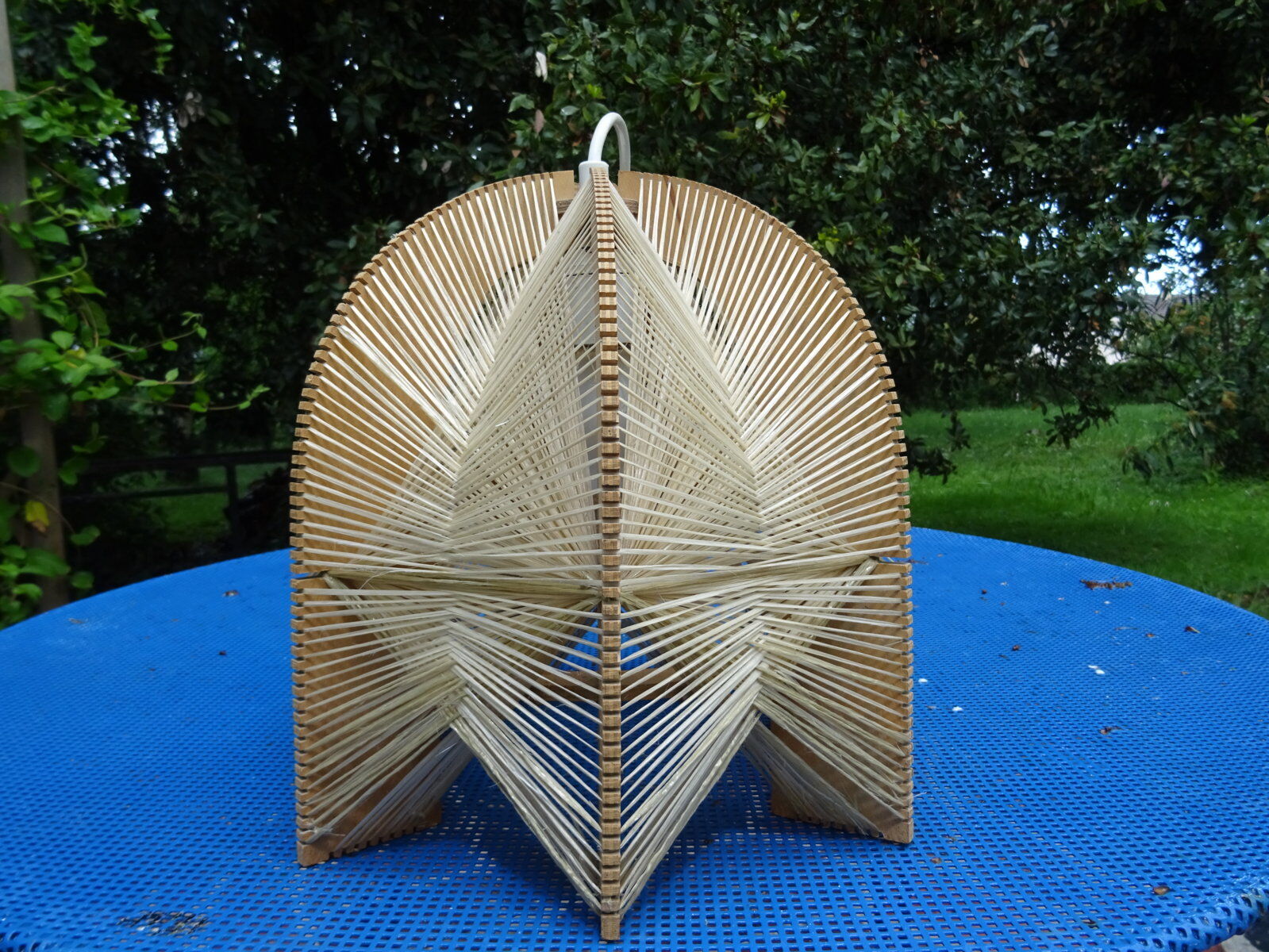 60s wire and wood hanging