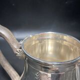 Silver metal teapot