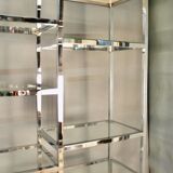 70's chrome shelf