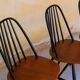Set of 4 chairs Scandinavian by Sven Erik Fryklund for Hagafors Stolfabrik