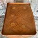 Antique Nightstand Louis XV Style Inlay Wood 3 Drawers Wine
