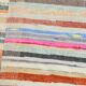 7x9 Mid Century Modern Handmade Striped Vintage Kilim Rug, 184x271Cm