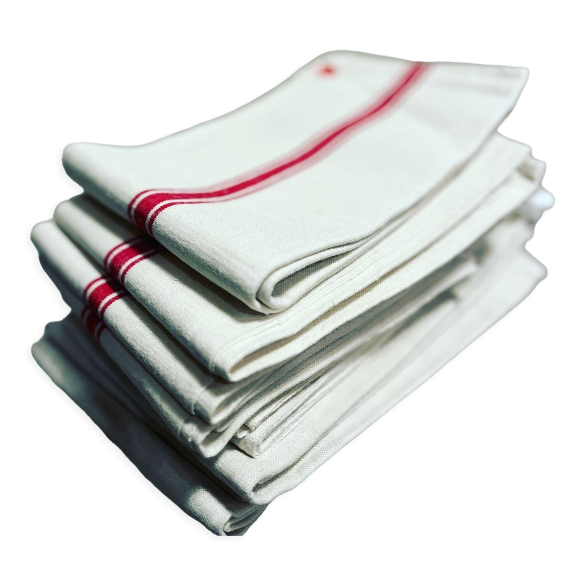 Old tea towels in new linen