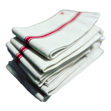 Old tea towels in new linen