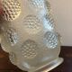 Vintage Verlys glass vase with cabochons