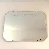 Art Deco beveled mirror