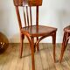 Duo de chaises bistrot Luterma années 30