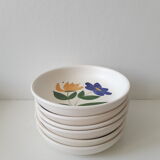 Set of 6 vintage hollow plates