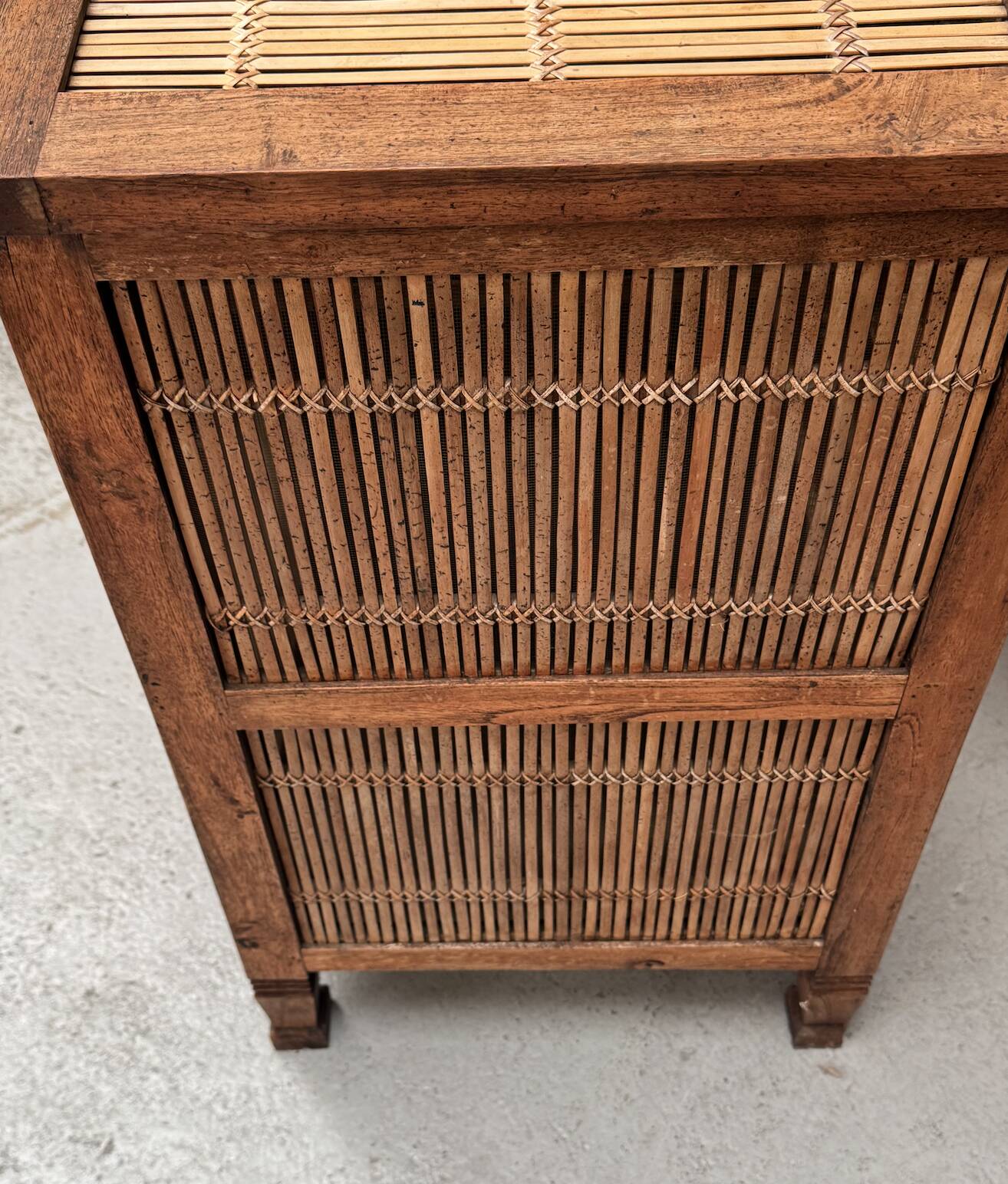 Rattan sideboard