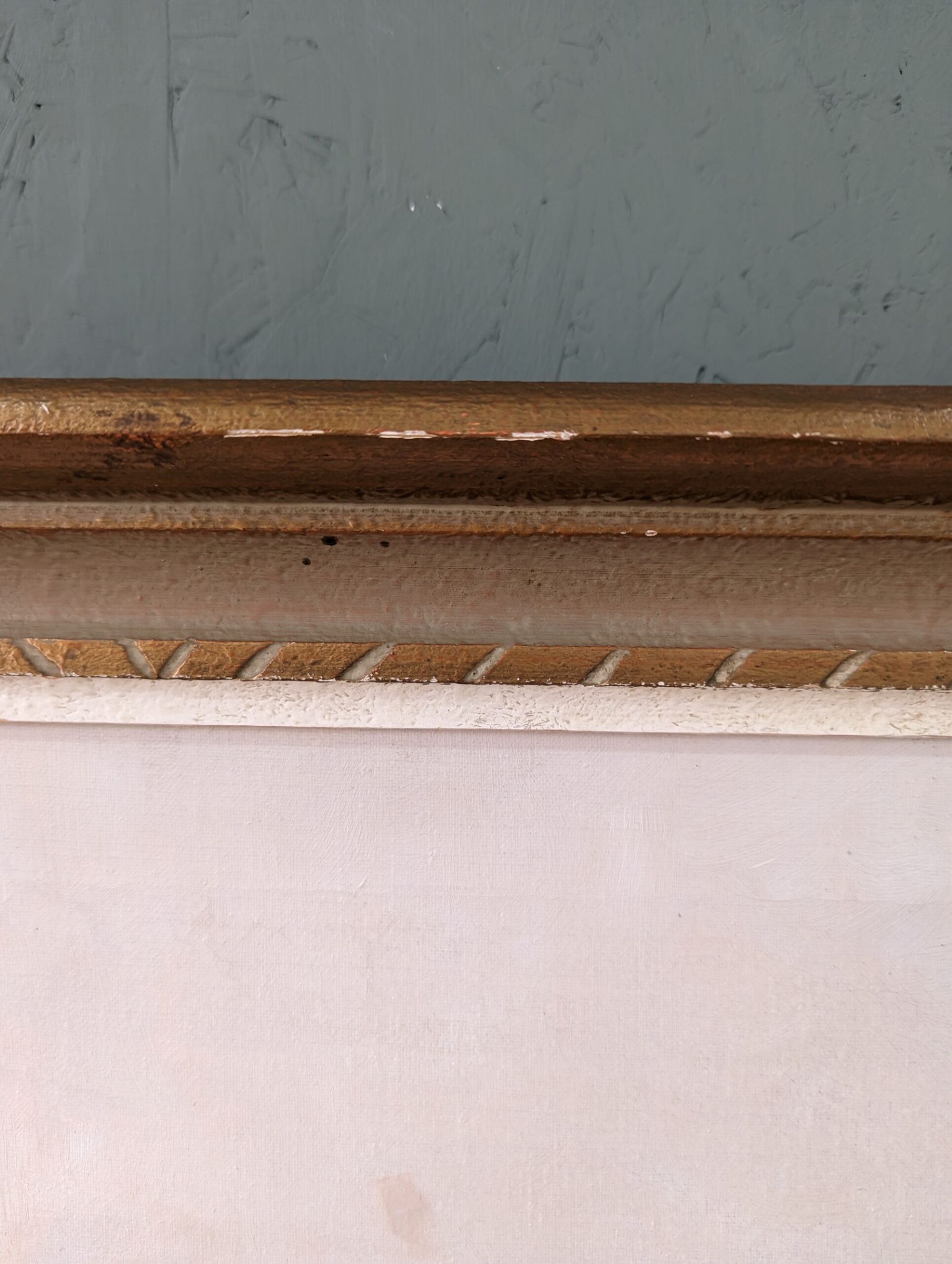 Mid-Century Modern Swedish "Coastal Sunset" Vintage Seascape Oil Painting, Framed