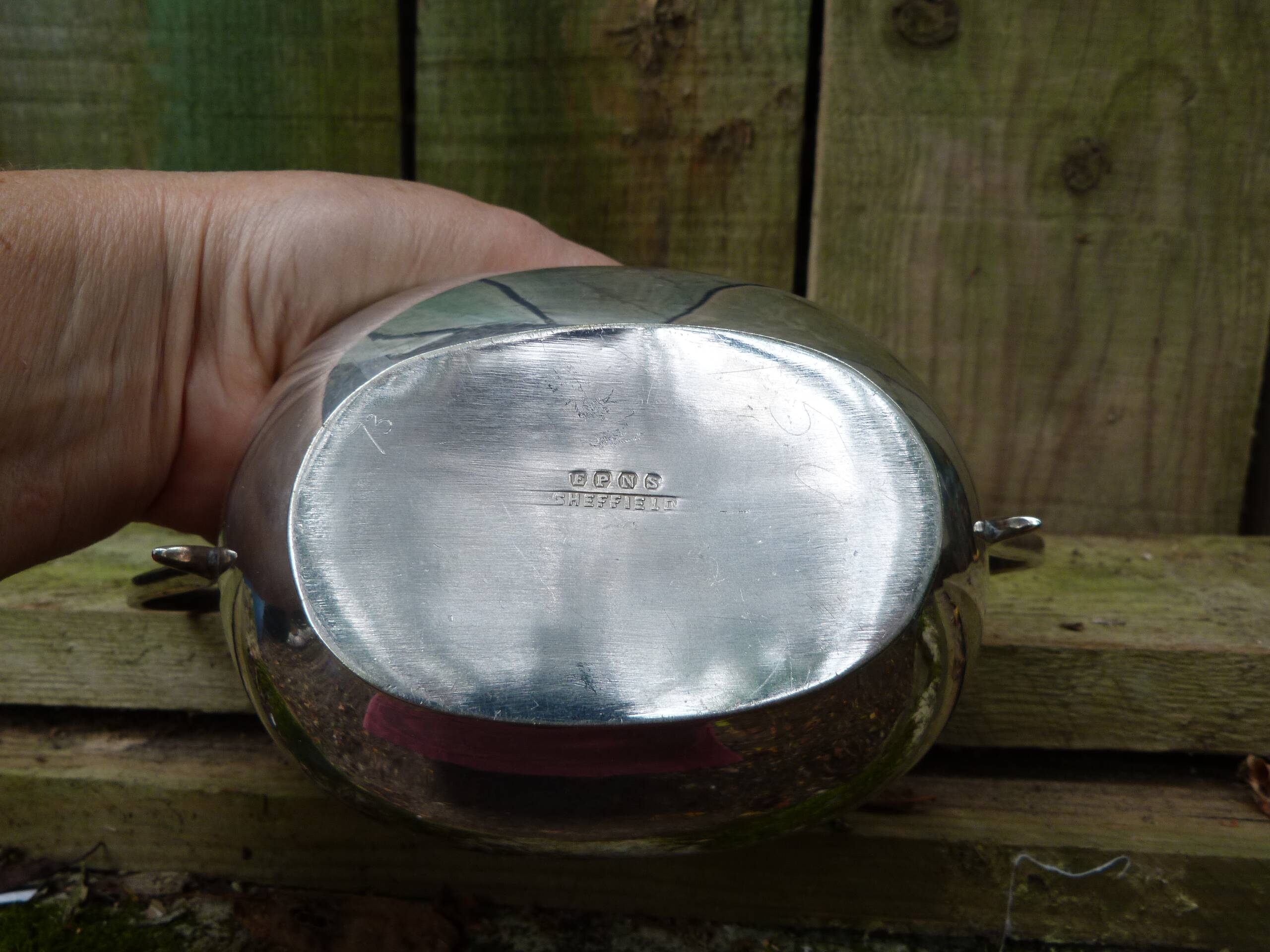 Sugar pot Silverware EPNS Sheffield Silver plated English