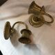 Pair of golden wall light